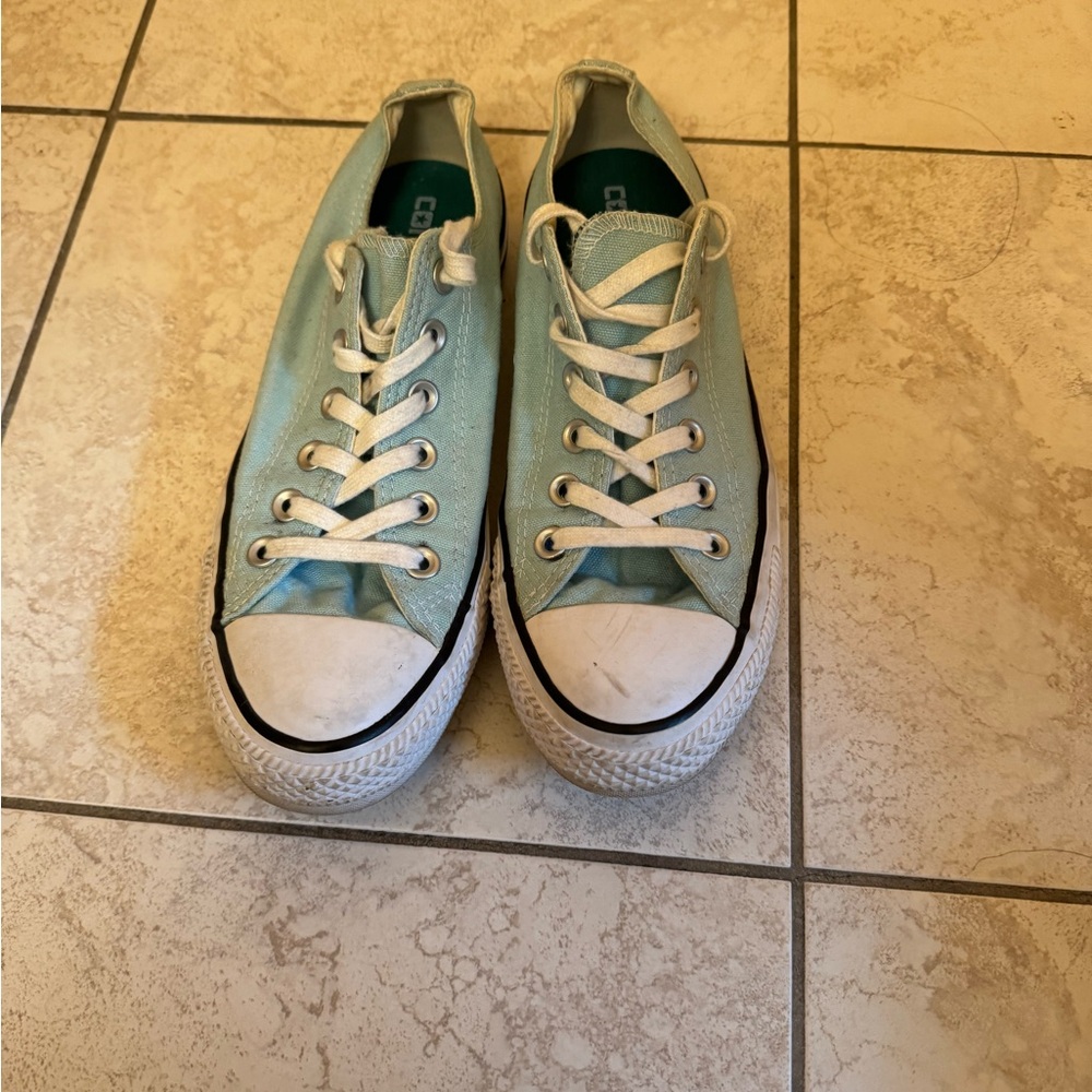 Teal Green Converse